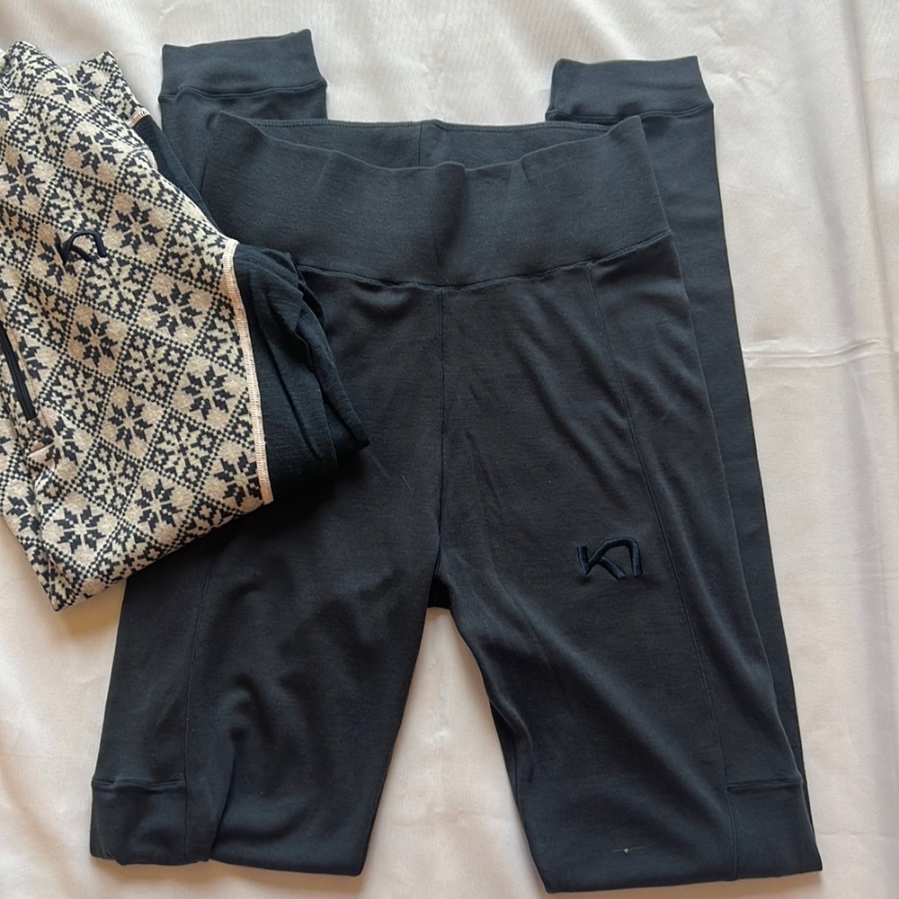 Soft Wool Base Layer Bottoms Grey - Small - image 1